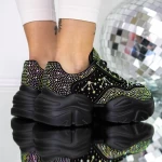 Frauen -Sneaker 3WL203 Schwarz Mei