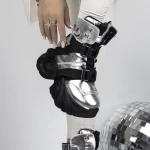 Frauenstiefel im Frühling-Jesjn 3Sjn20 Silber | Mei