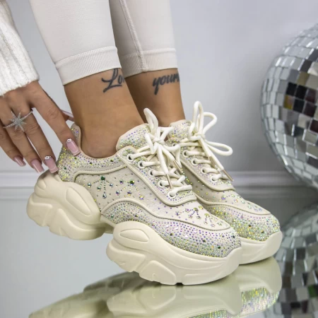 Frauen -Sneaker 3WL203 Weiß Mei