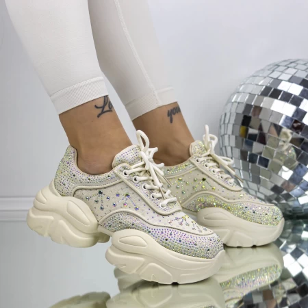 Frauen -Sneaker 3WL203 Weiß Mei