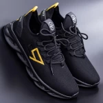 Herren Sportschuhe 03 Schwarz-Gelb Rennsport