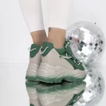 Sportschuhe auf der 3SJN32 -Plattform Grün | Mei