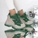 Sportschuhe auf der 3SJN32 -Plattform Grün | Mei