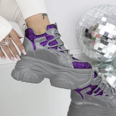 Frauenstiefel im Frühling-Jesjn33 Purple | Mei