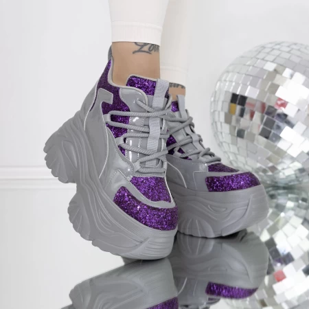 Frauenstiefel im Frühling-Jesjn33 Purple | Mei