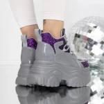 Frauenstiefel im Frühling-Jesjn33 Purple | Mei