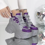 Frauenstiefel im Frühling-Jesjn33 Purple | Mei