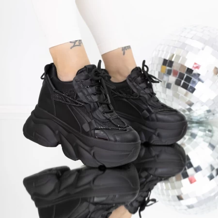 Sportschuhe auf der 3SJN35 -Plattform schwarz | Mei