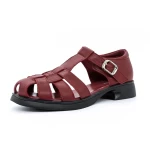 Frauen mit niedrigem Hub mit niedrigem Heel 7168-1 Rot Advancer