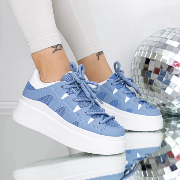 Frauen -Sneaker 3b50 Blau Mei