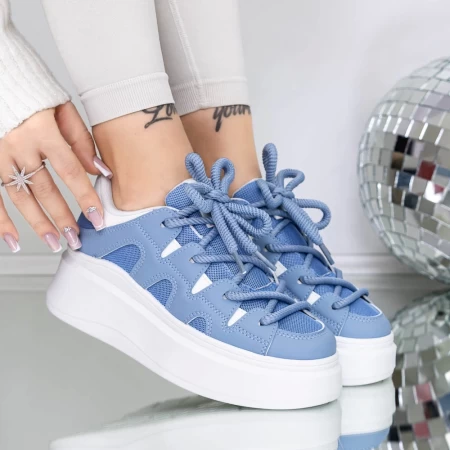 Frauen -Sneaker 3b50 Blau Mei
