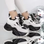 Sportschuhe auf der 3SJN26-Plattform Czarny-Biała | Mei
