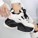 Sportschuhe auf der 3SJN26-Plattform Czarny-Biała | Mei