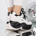 Sportschuhe auf der 3SJN26-Plattform Czarny-Biała | Mei