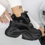 Frauenstiefel im Frühling-Jesjn27 Schwarz Mei