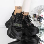 Frauenstiefel im Frühling-Jesjn27 Schwarz Mei