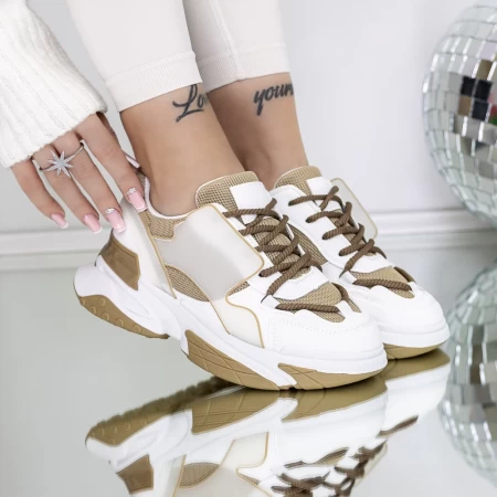 Frauenstiefel im Frühling-Jesień 3b26 Khaki | Mei