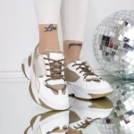Frauenstiefel im Frühling-Jesień 3b26 Khaki | Mei
