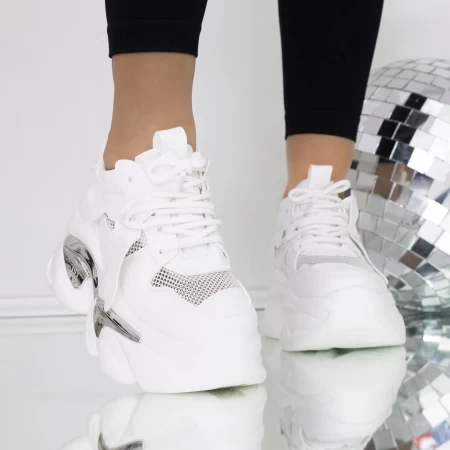 Frauen -Sneaker 3WL133 Weiß Mei