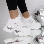 Frauen -Sneaker 3WL133 Weiß Mei