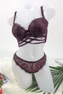 Dessous -Set - Feigen und BH - V12 Lila Rosegirl