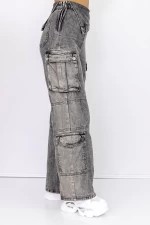 Frauen Jeans TR367 Grau Kikiriki
