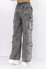 Frauen Jeans TR367 Grau Kikiriki
