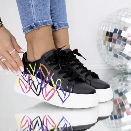 Frauen -Sneaker 3b32 schwarz Mei