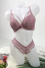 Dessous -Set - Feigen und BH - D11 Pink | Rosegirl