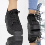 Frauen -Sneaker 3b33 schwarz Mei