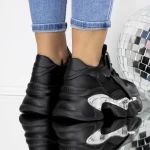 Frauen -Sneaker 3WL133 Schwarz Mei