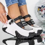 Sportschuhe auf der 3WL79 -Plattform schwarz | Mei
