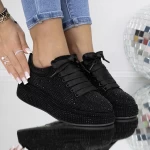 Frauen -Sneaker 3WL200 Schwarz Mei