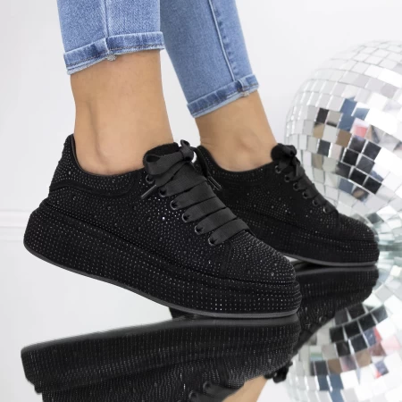 Frauen -Sneaker 3WL200 Schwarz Mei