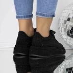 Frauen -Sneaker 3WL200 Schwarz Mei