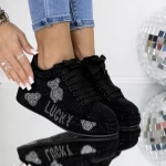 Frauen -Sneaker 3WL202 Schwarz Mei