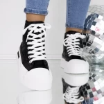 Frauenstiefel im Frühling-Jesień 3b29 Black | Mei