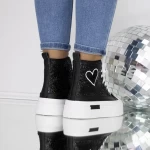 Frauenstiefel im Frühling-Jesień 3b29 Black | Mei