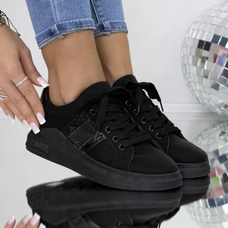 Frauen -Sneaker 3b31 schwarz Mei