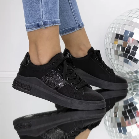 Frauen -Sneaker 3b31 schwarz Mei