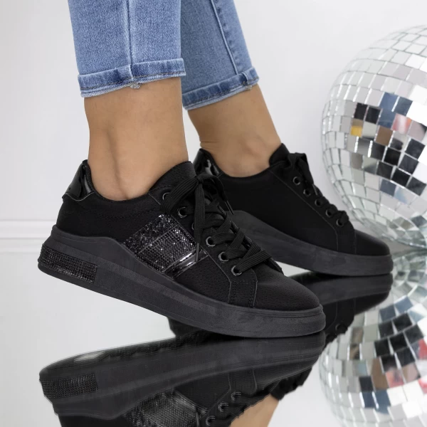 Frauen -Sneaker 3b31 schwarz Mei