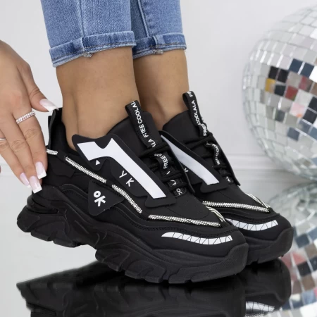 Frauen -Sneaker 3WL180 Schwarz Mei