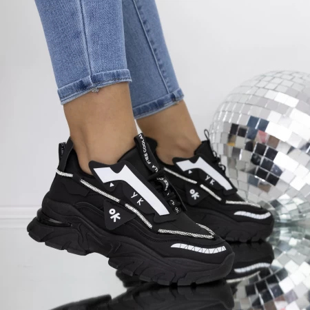 Frauen -Sneaker 3WL180 Schwarz Mei