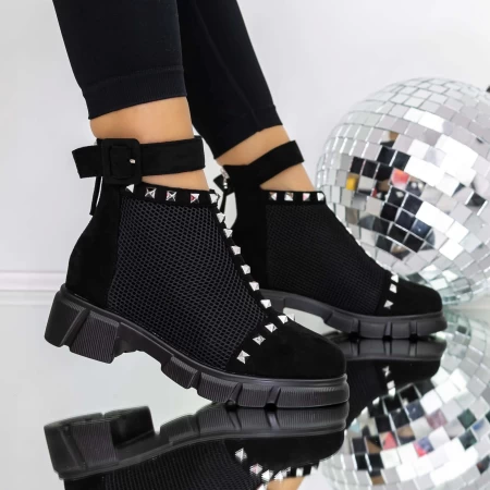 Frauen Sommer 3H8 Stiefel schwarz | Mei
