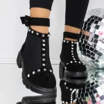 Frauen Sommer 3H8 Stiefel schwarz | Mei
