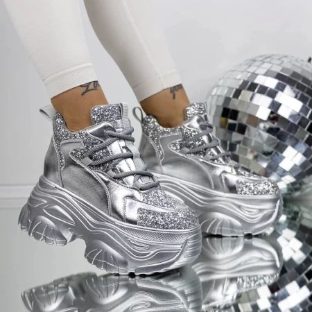 Frauenstiefel im Frühlings-Jesjn33 Silber Mei