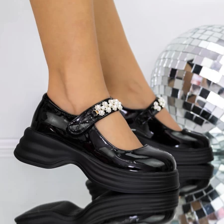 Frauenschuhe jeden Tag 3WL193 Schwarz | Mei