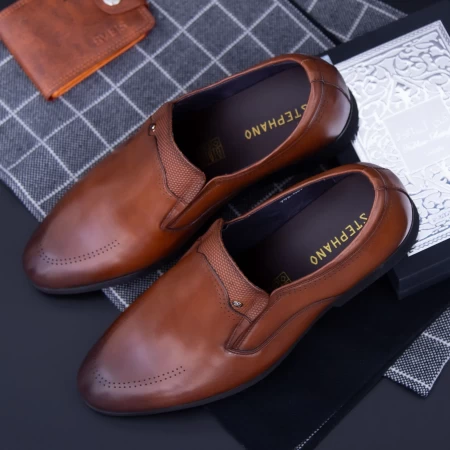 Herrenschuhe 792-037 Brown Stephano