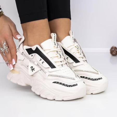 Frauen -Sneaker 3WL180 Beige Mei