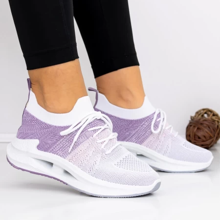 Frauen -Sneaker 3yan6 lila Mei